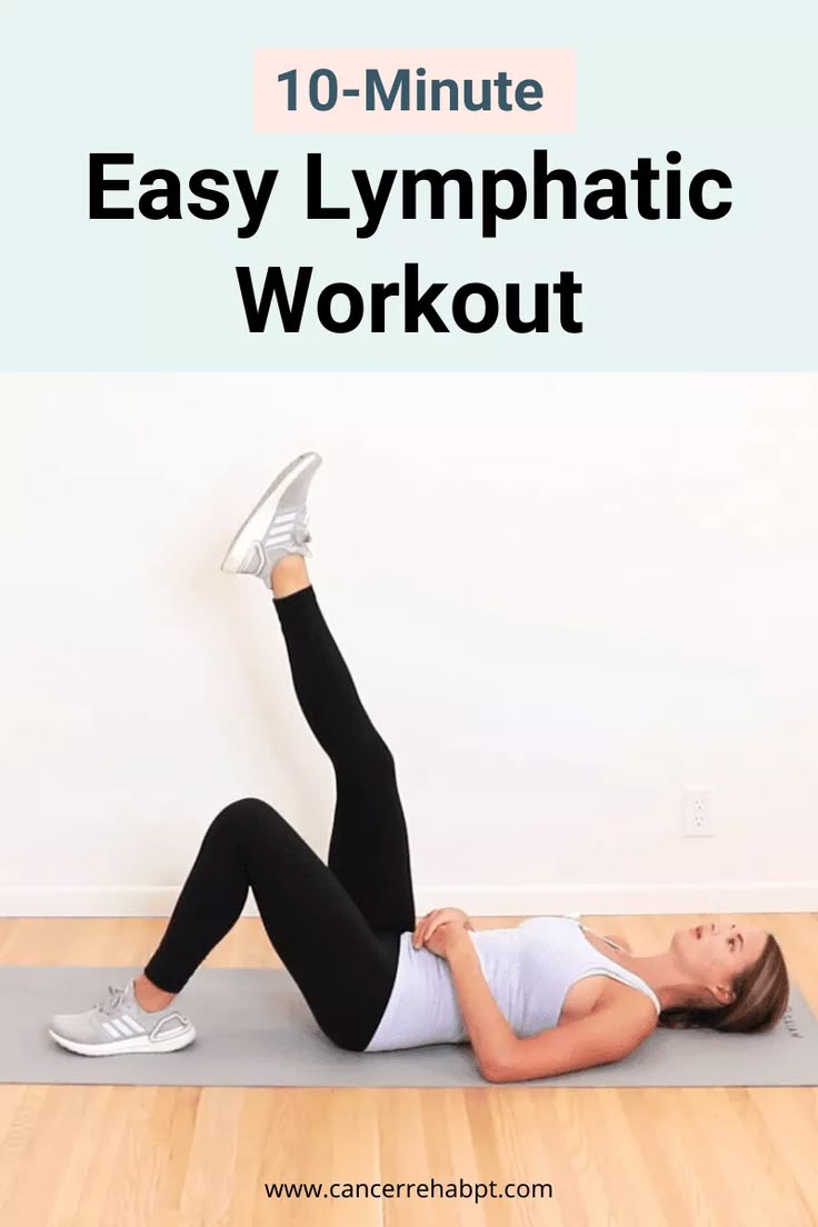 Lymphatic Drainage Exercises 10-minute Routine brings togeth