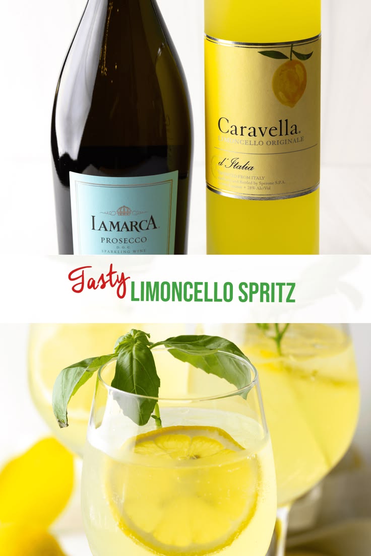 How to Make a Limoncello Spritz - This classic lemon spritze
