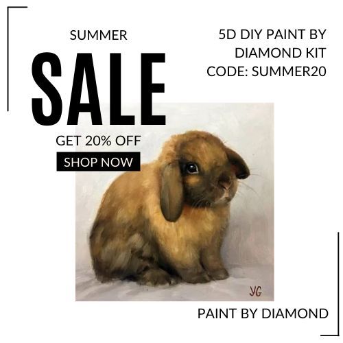 Get 20% off our 5D DIY Paint by Diamond Kits using code SUIM