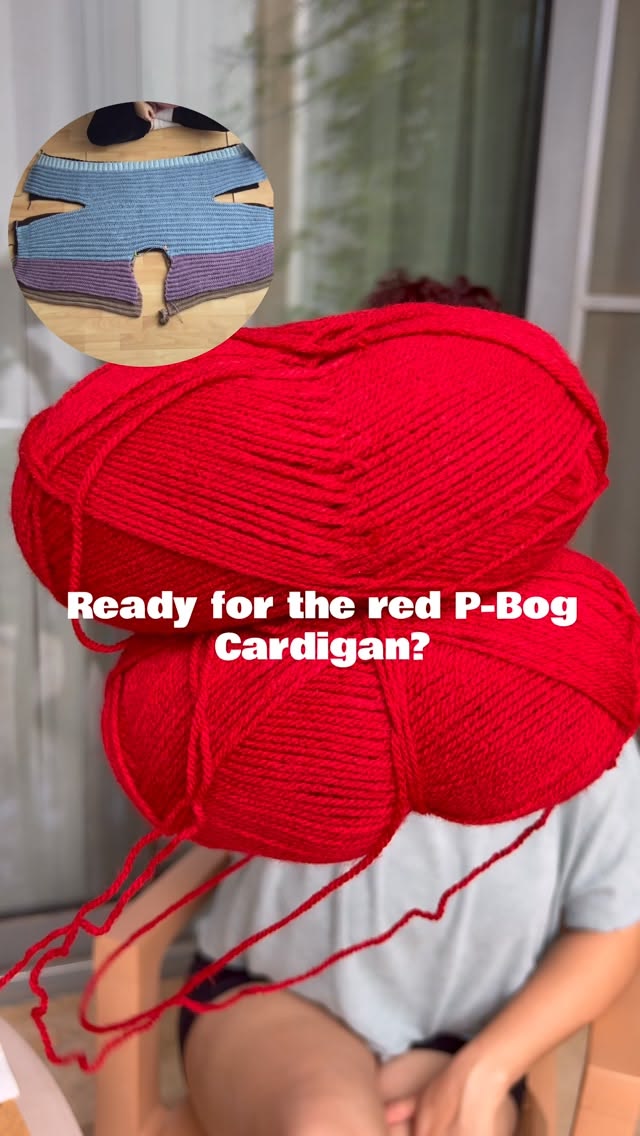 They say every woman should have a red bag. I say, red cardi