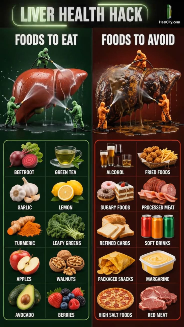Liver Health Hack — Foods to Eat & Foods to Avoid for a Heal