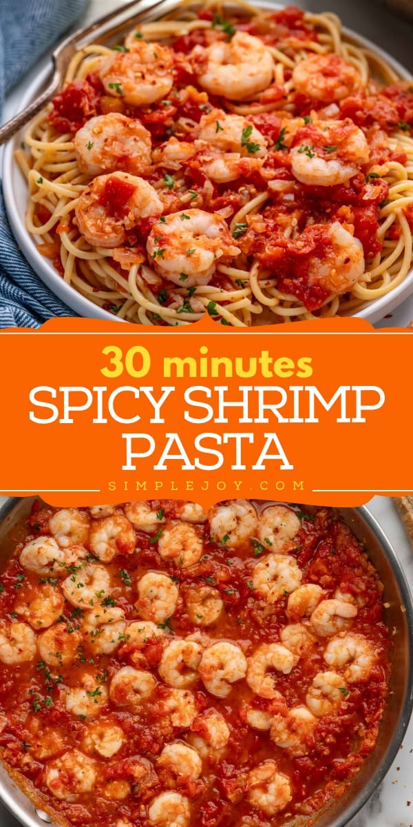 Shrimp Fra Diavolo is the 30-minute spicy shrimp dish you ne