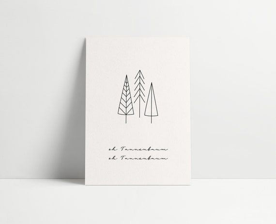 Weihnachtskarte A6 Postkarte Weihnachten Karte Advent | Etsy