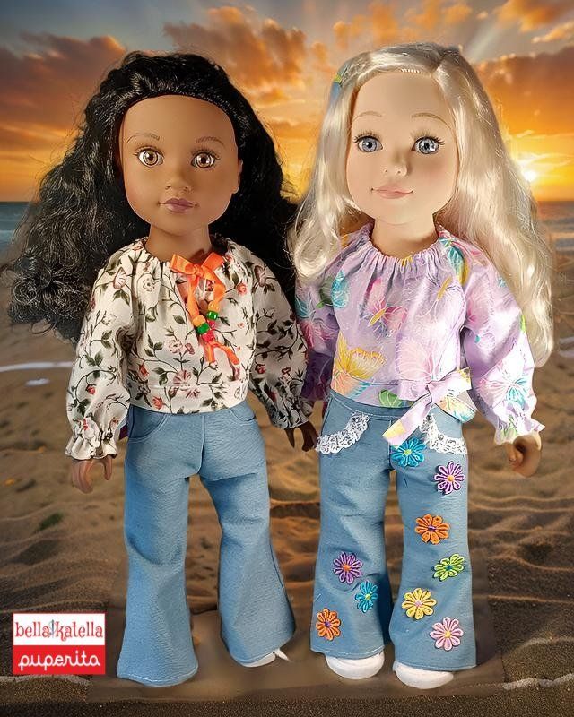 Journey Girls Bella Bottoms And The Folklore Peasant Blouse 