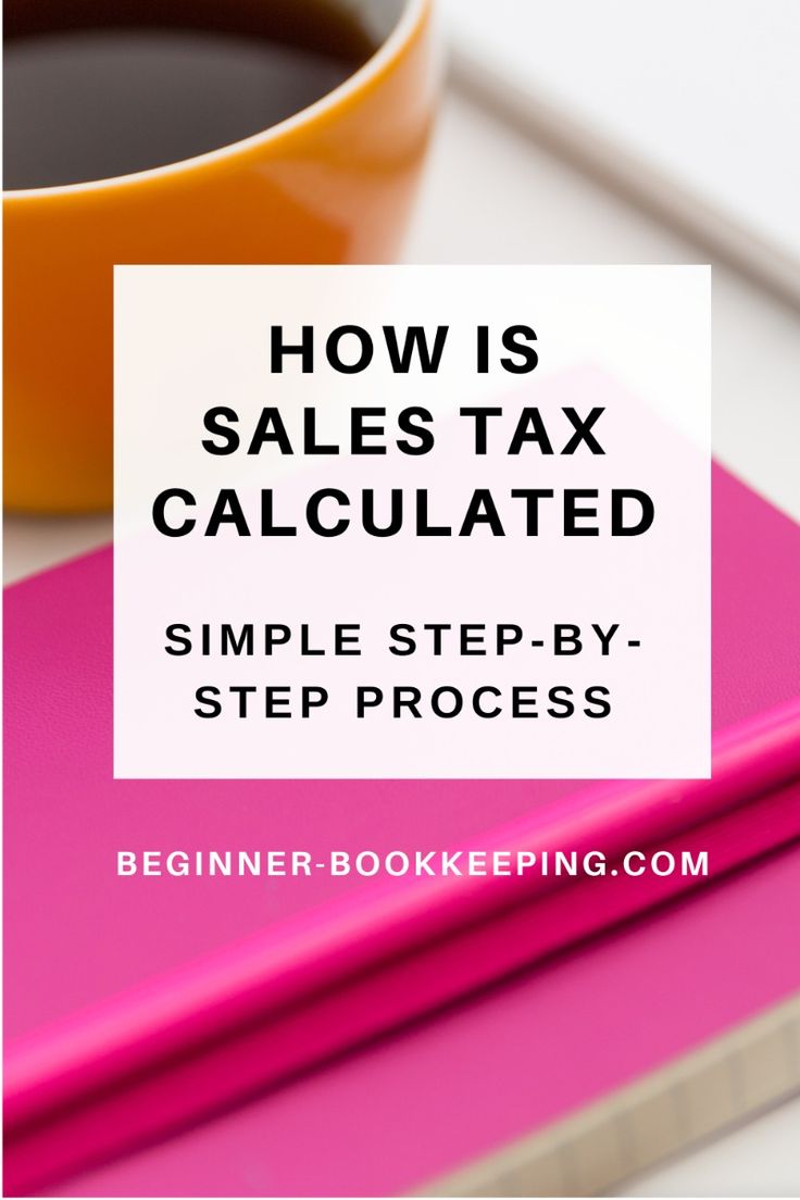 Sales tax on products and services is calculated using simpl