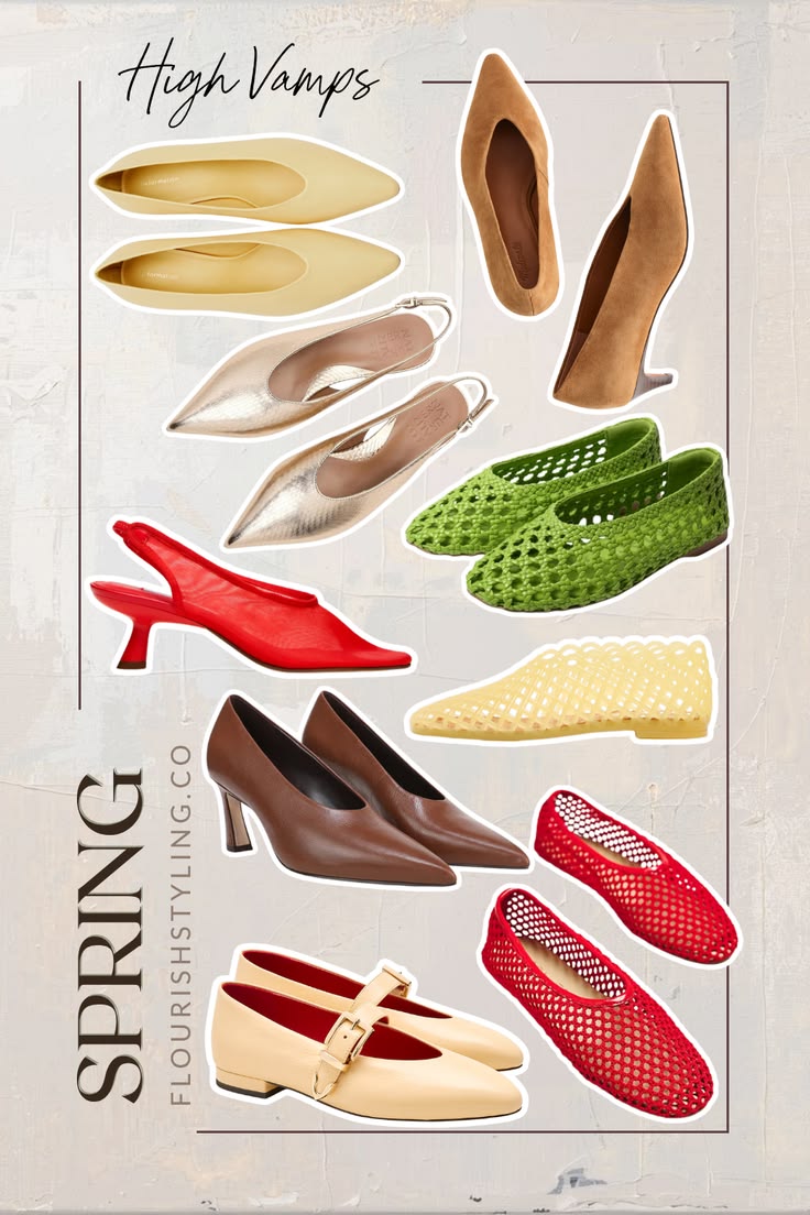 Spring palette high vamp shoes for Spring and Summer - Click