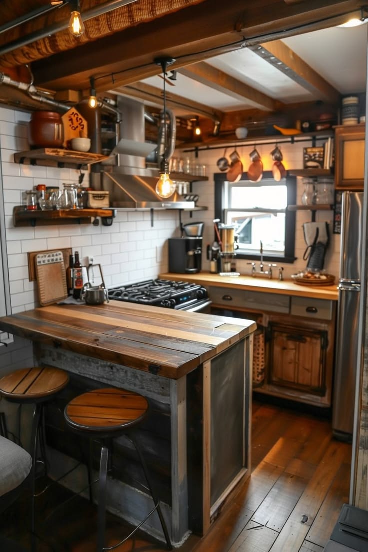 Discover compact kitchen design ideas: island plus bar seati