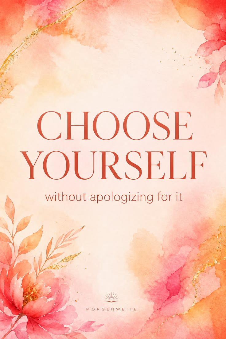 Choosing yourself is not selfish. It is what happens when yo