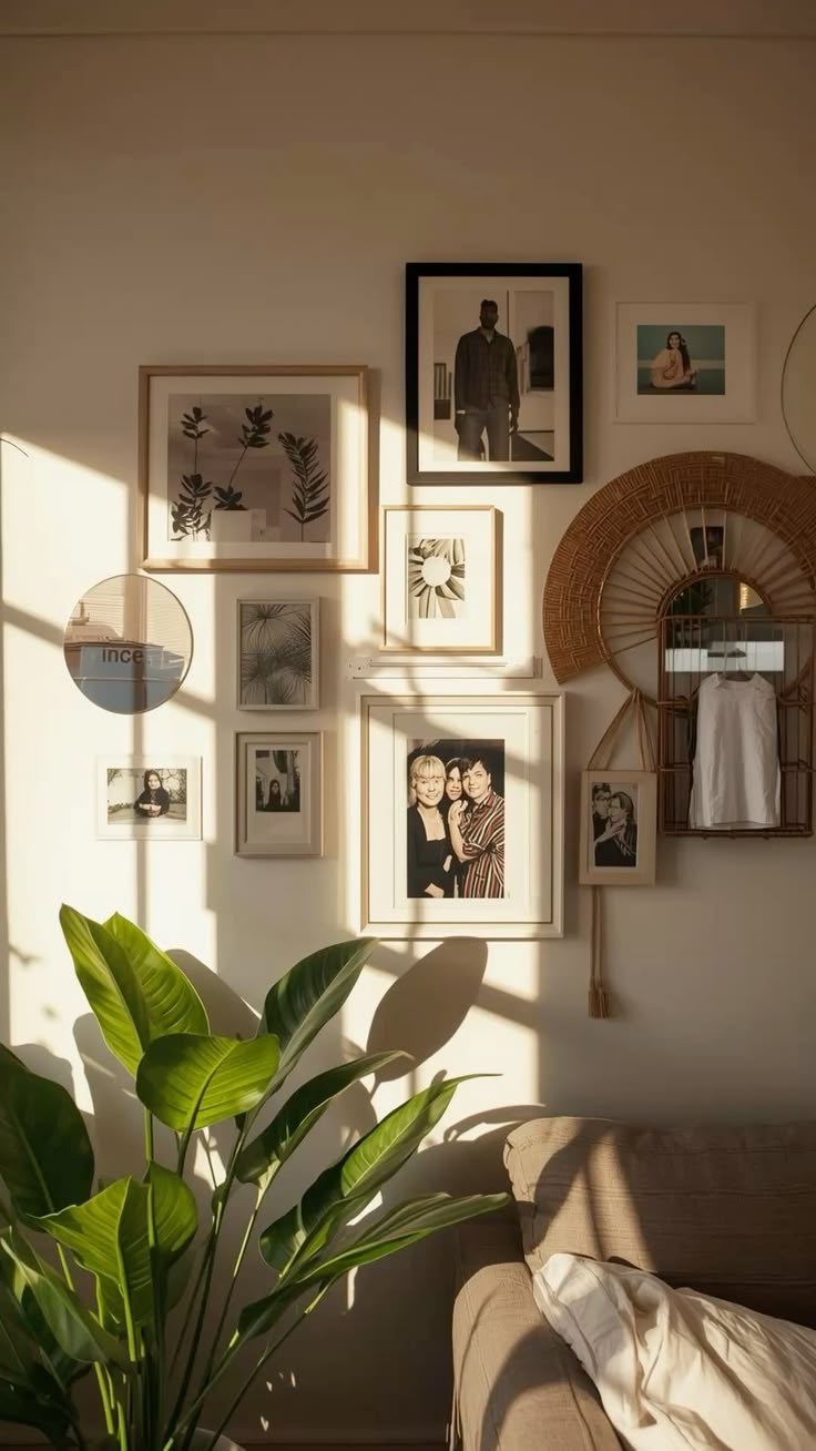 Wanddeko Inspiration mit Postern, Bildern und modernen Rahme