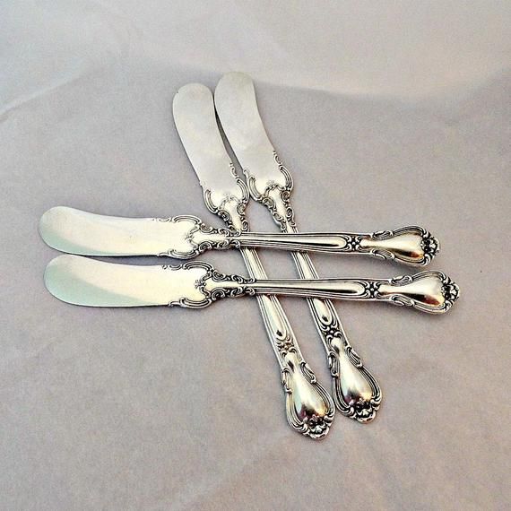 Gorham Sterling Butter Knives Chantilly Pattern Antique set 