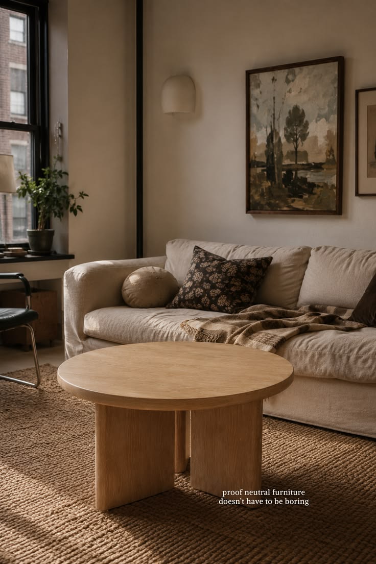 If you love neutral interiors but don’t want your living roo