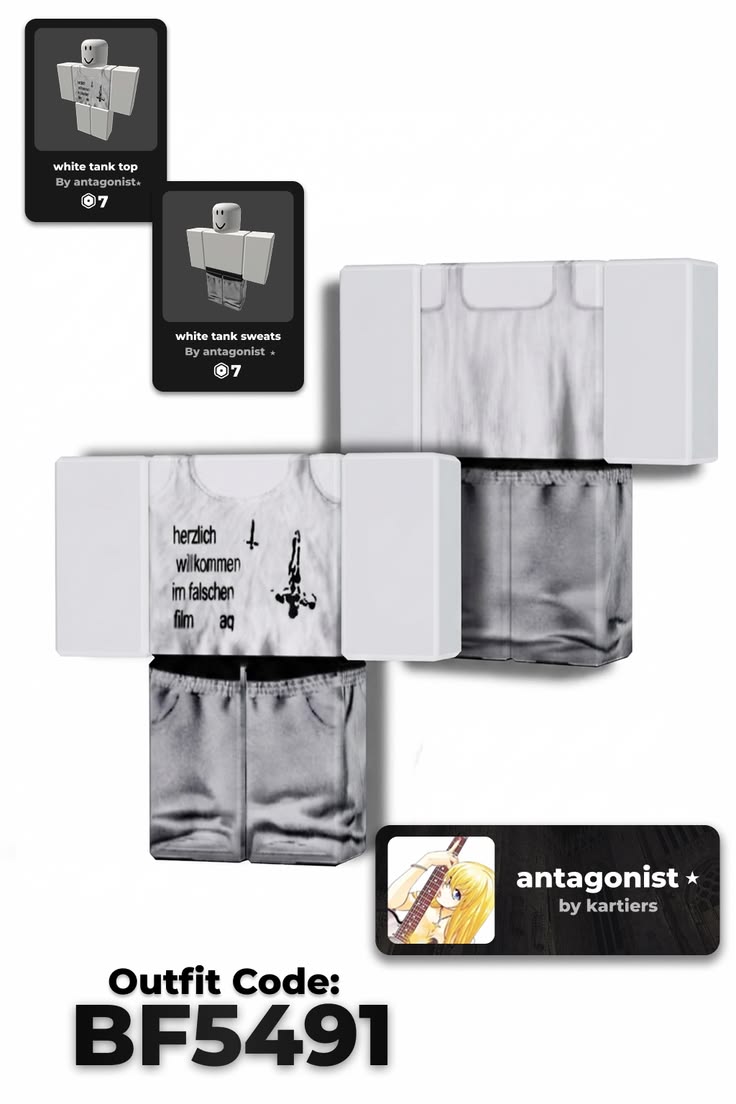 code BF5491

roblox male outfit idea
join our group  antagon