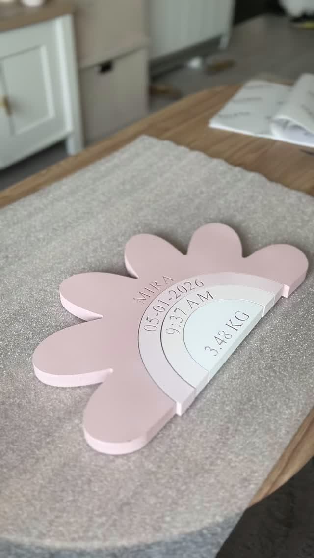 Pack with me📦

🔎 Flower Stacker 
🎨 Dusky Pink 

#nurserydeco