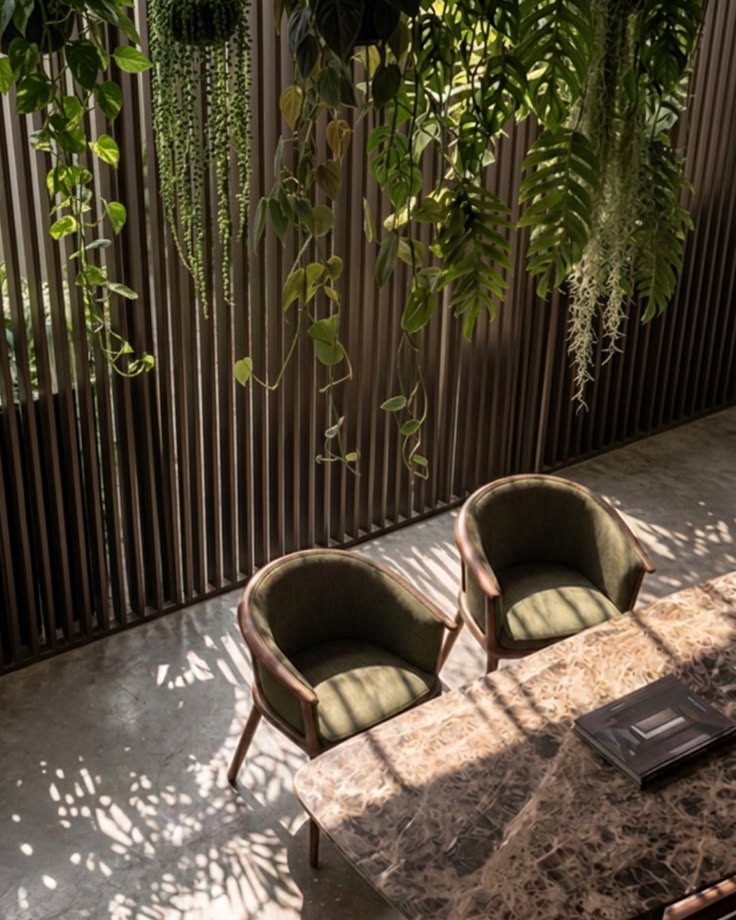 An elevated outdoor dining experience surrounded by nature, 