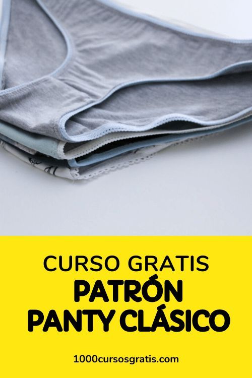 ¿Quieres aprender cómo hacer un patrón de panty clásico de d