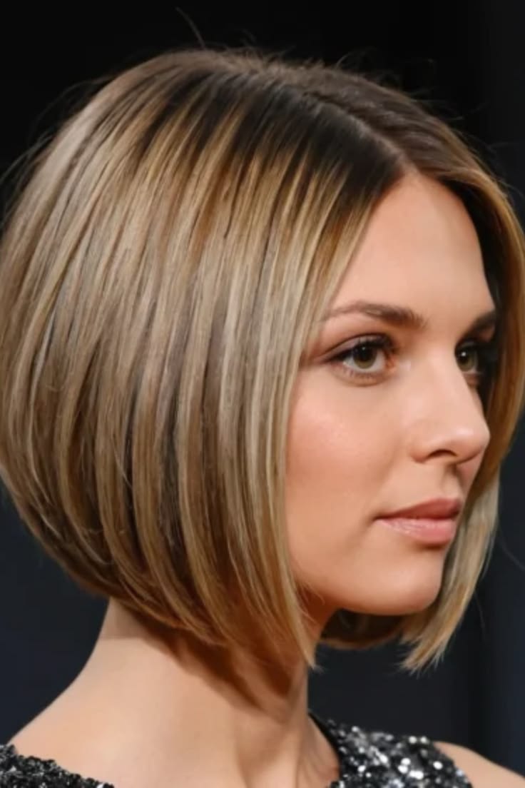 Jaw-length bob hairstyles provide a sleek, sophisticated loo