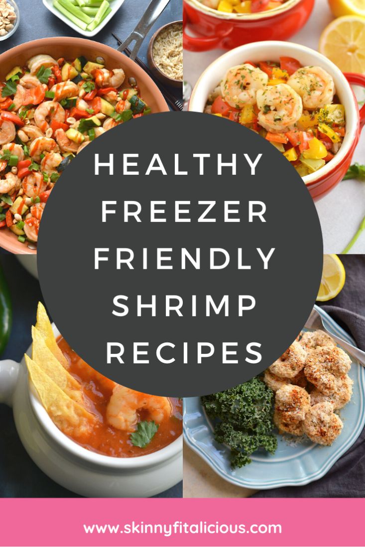 These healthy freezer friendly shrimp recipes are low calori