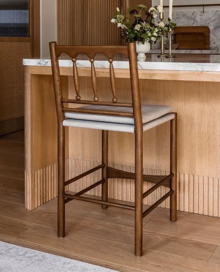 Good news!! The Daffodil Counter Stool in Nutmeg is back in 