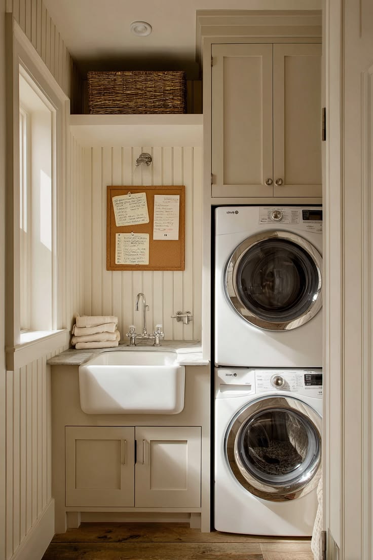 Farmhouse Laundry Room: Designing a Functional and Charming 