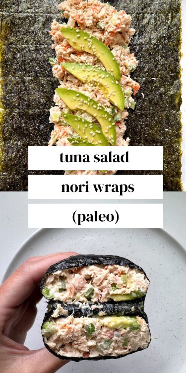 These Tuna Salad Nori Wraps are one of my favorite healthy l