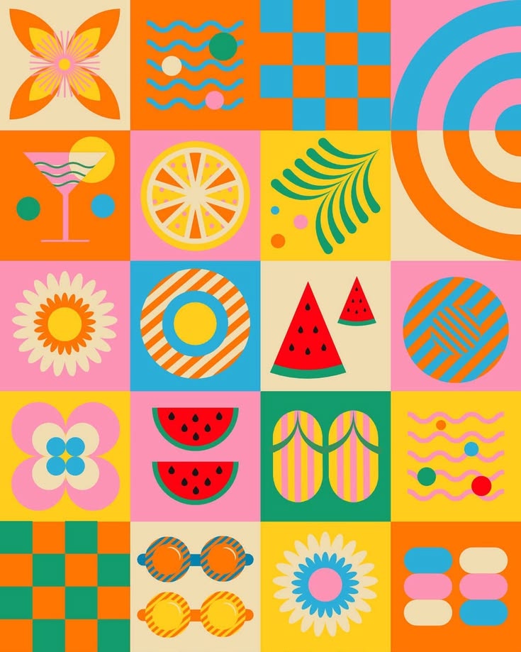 Create eye-catching summer visuals with vibrant summer clipa