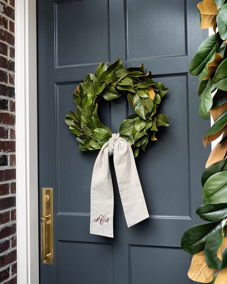 Linen Wreath Sash