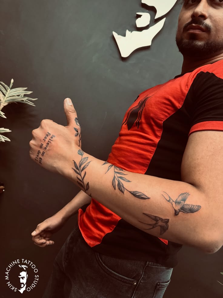 Custom sleeve inked by Aakash Chandani SKIN MACHINE TATTOO S