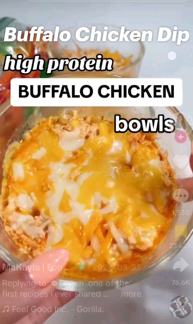 -4 oz Shredded Chicken -1 Laughing Cow Light Cheese Wedge -2
