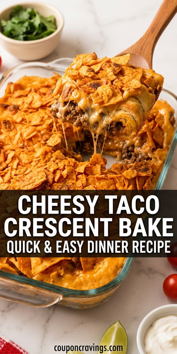 This baked taco casserole with Doritos is a fun twist on tra