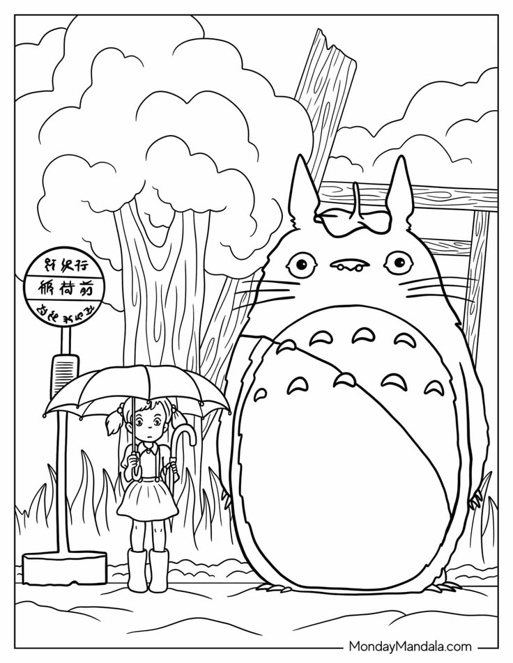 22 Studio Ghibli Coloring Pages (Free PDF Printables)