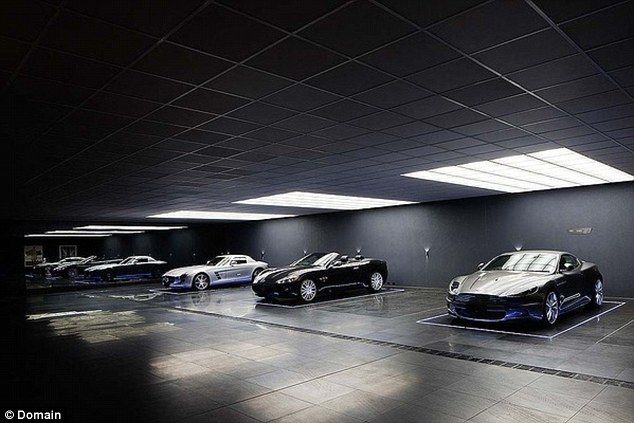 A modern day Batcave (pictured) lies six-metres below Melbou