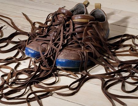 shoestrings ties shoes sole feet foot footstep steps walk