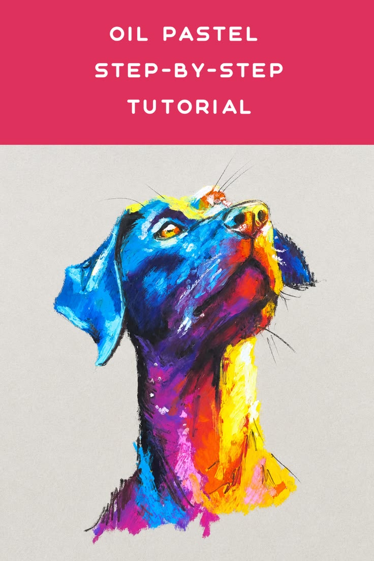 Learn how to work with oil pastels step by step - from simpl