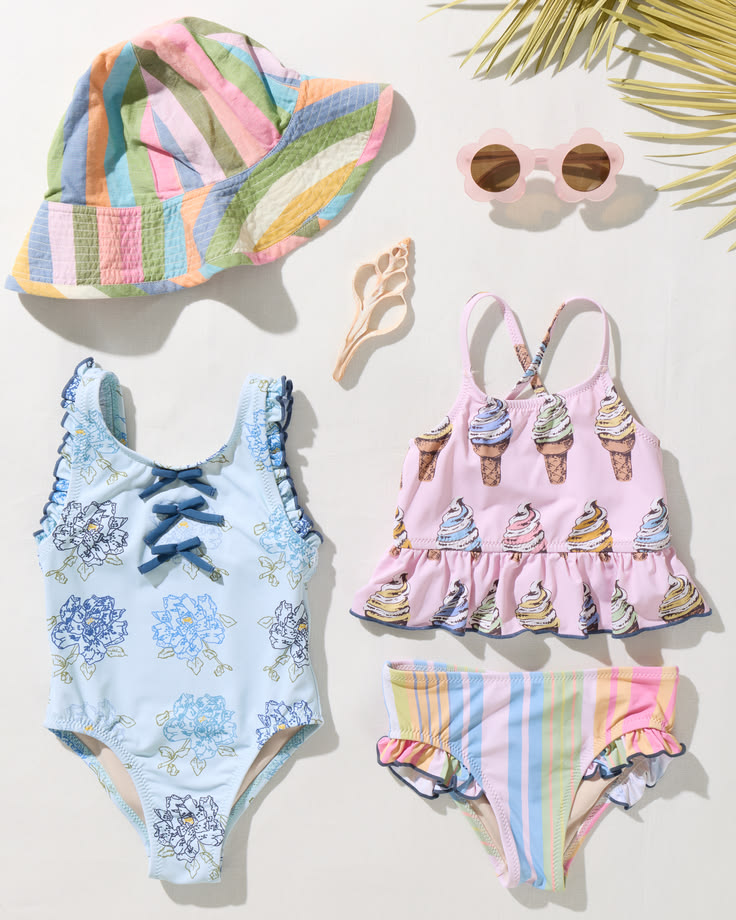 Cannonballs, sandy toes, and sunshine-filled days! Our Pink 