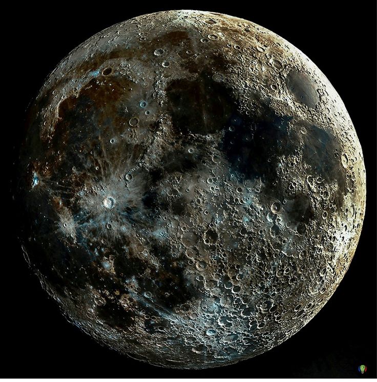 From two weeks of images of the waxing moon, Andrew took the