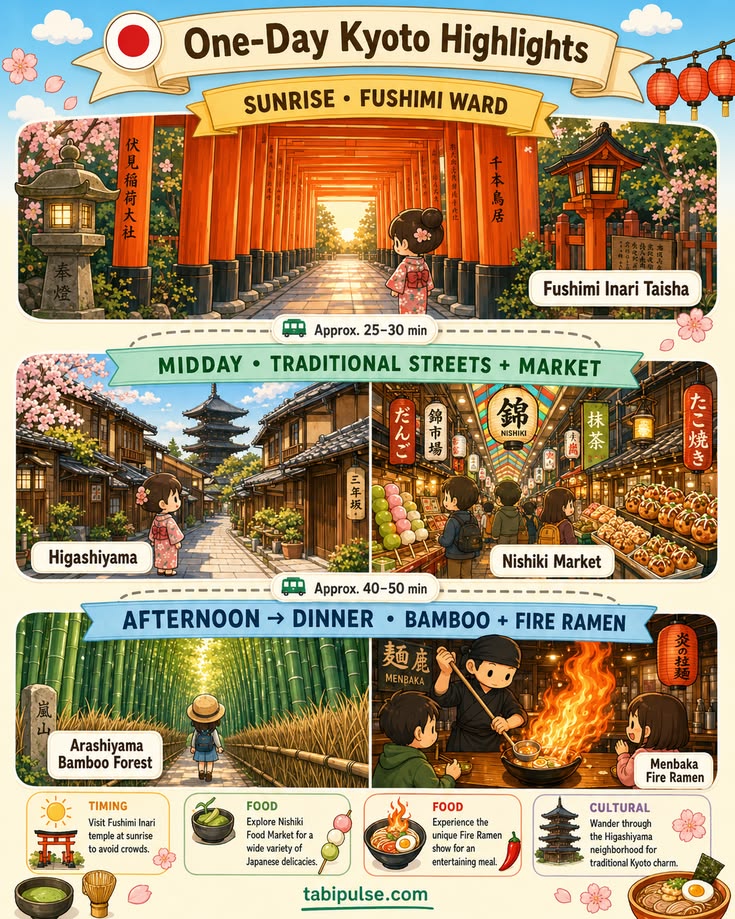 Kyoto in one day — five stops that hit the highlights withou