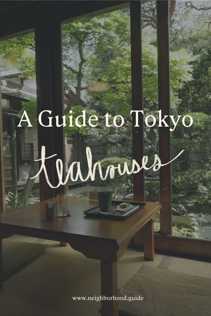 An authentic green teahouse experience is a must for anyone 