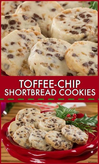 These slice 'n' bake shortbread cookies are loaded with drie