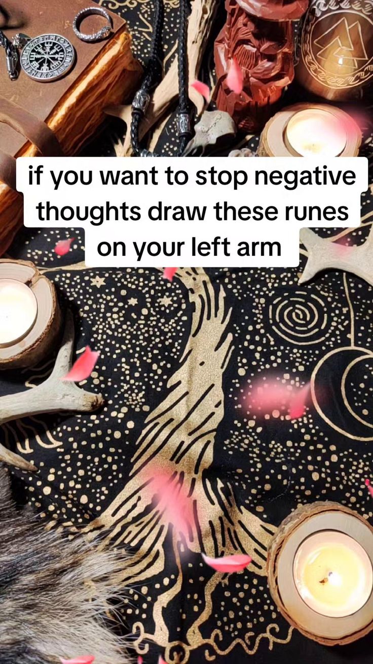 If you want to stop negative thoughts draw these runes FREE 