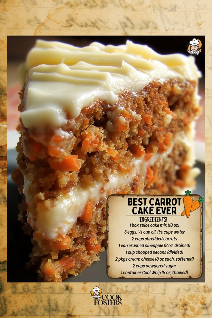 Elevate your dessert game with this indulgent carrot cake re