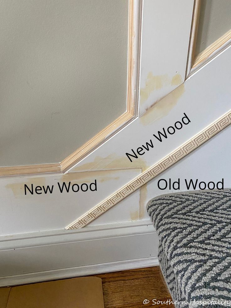 How to Add Box Molding to a Stair Wall - Southern Hospitalit