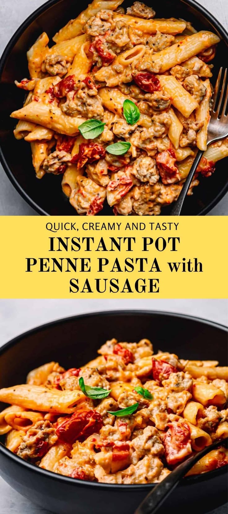 The pasta sauce is so flavorful! This Instant Pot Penne Past
