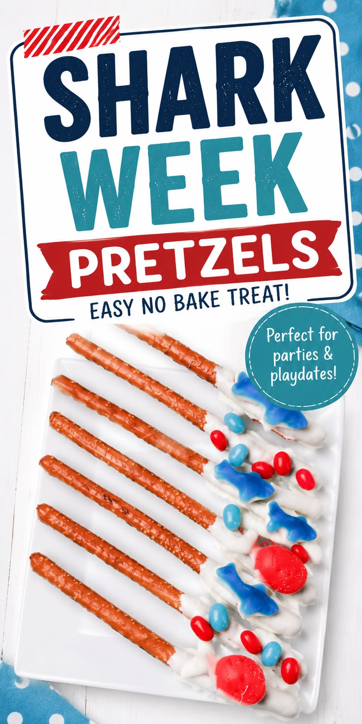 Looking for a fun Shark Week snack? These easy shark party p