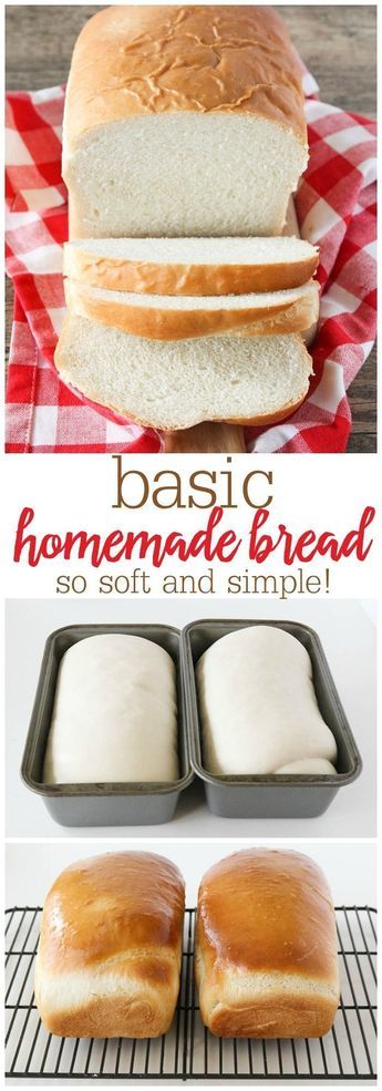 Basic Homemade Bread - the best, most fluffy loaf of homemad
