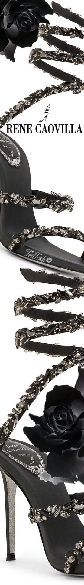 ❈Téa Tosh❈ René Caovilla, CLEO SANDAL MAXI STRASS 105 #RenéC