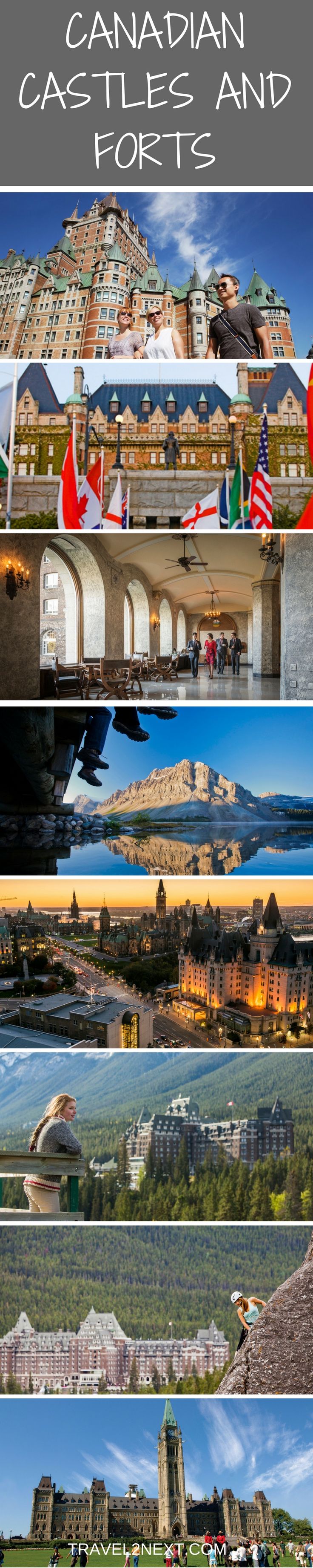 Canadian castles and forts | 6 Castles in Canada. Across Can