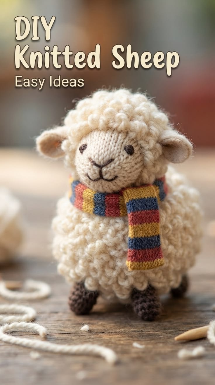 Create the cutest handmade sheep with these 12 woolly sheep 