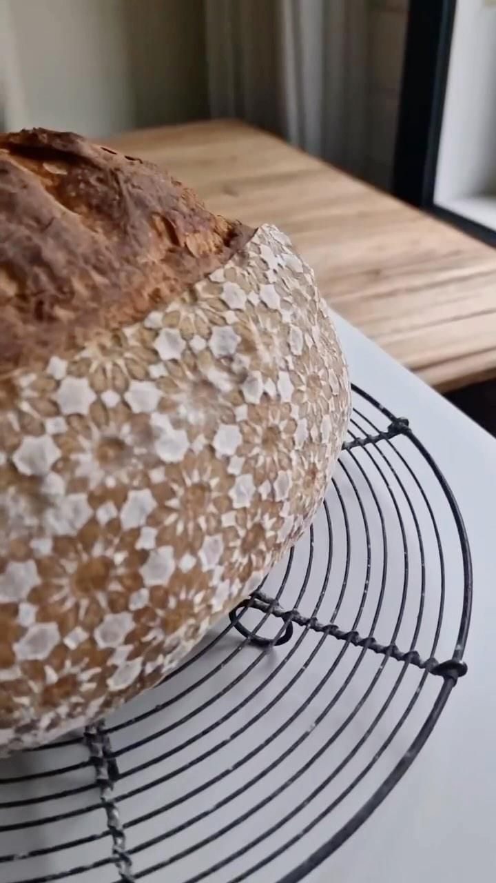 Repost from @diddewerf • So proud to present my lace sourdou