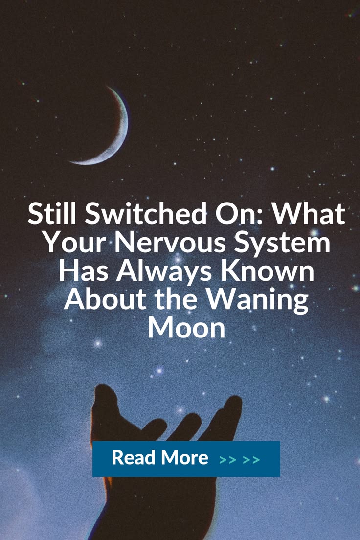 #waningmoon #selfcare #stressmanagement #Moonology #amoonmag