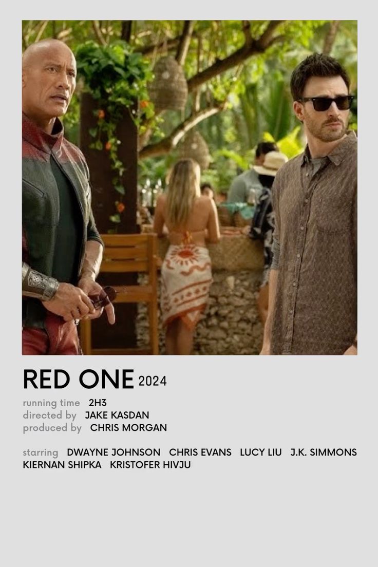 Red One poster minimalist - made by me - christmas movie